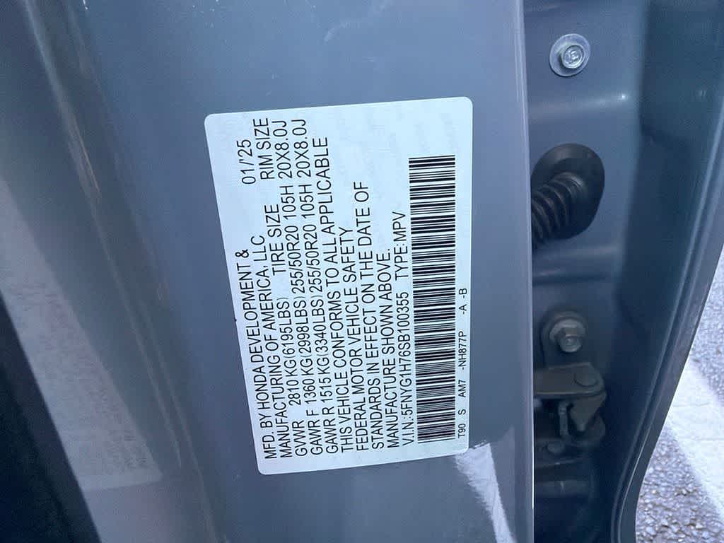 2025 Honda Pilot Touring