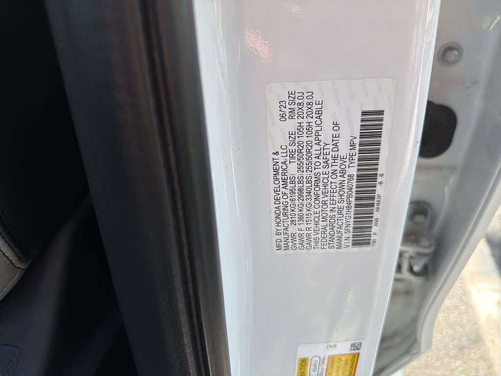 2023 Honda Pilot Elite