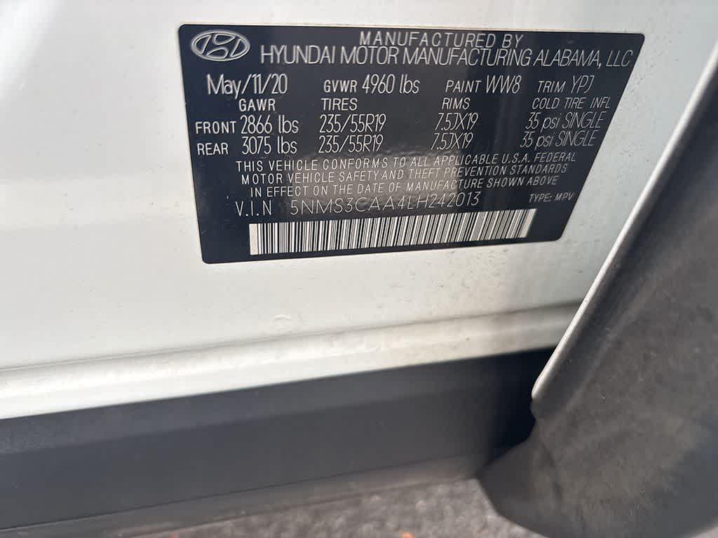 2020 Hyundai Santa Fe SEL
