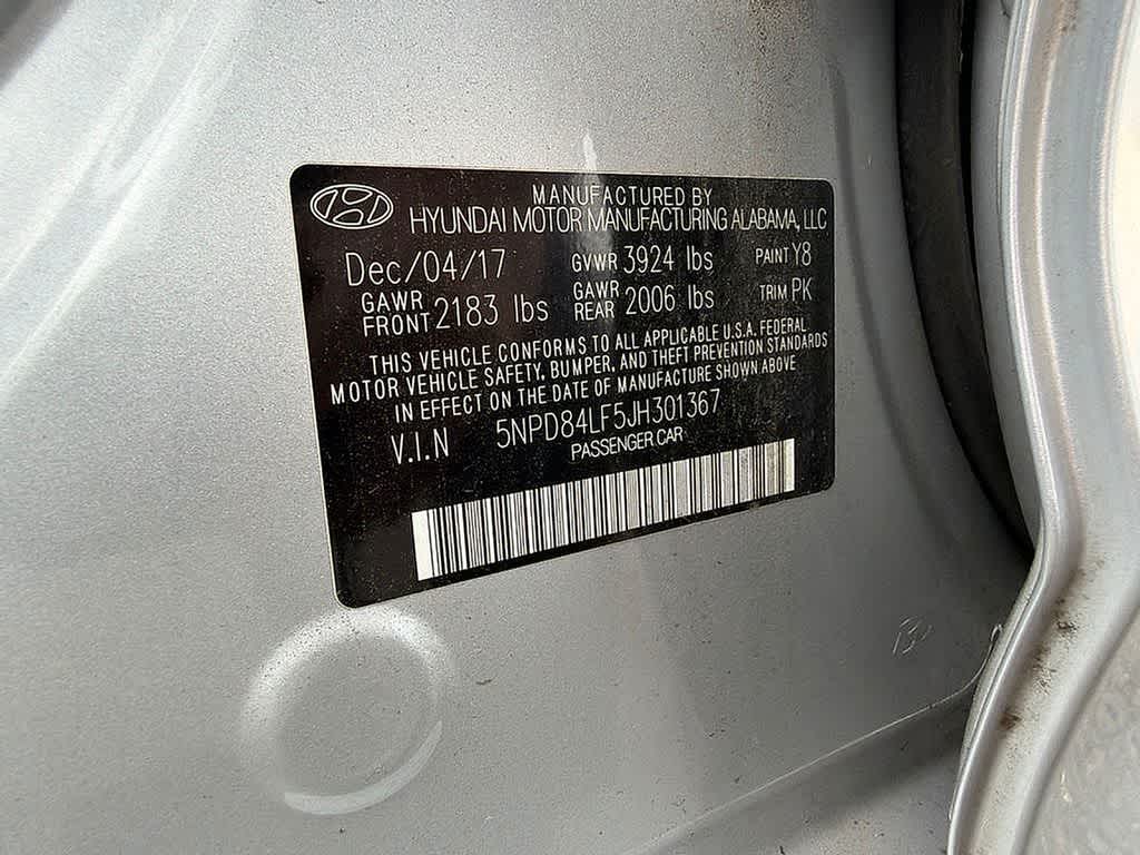2018 Hyundai Elantra SEL