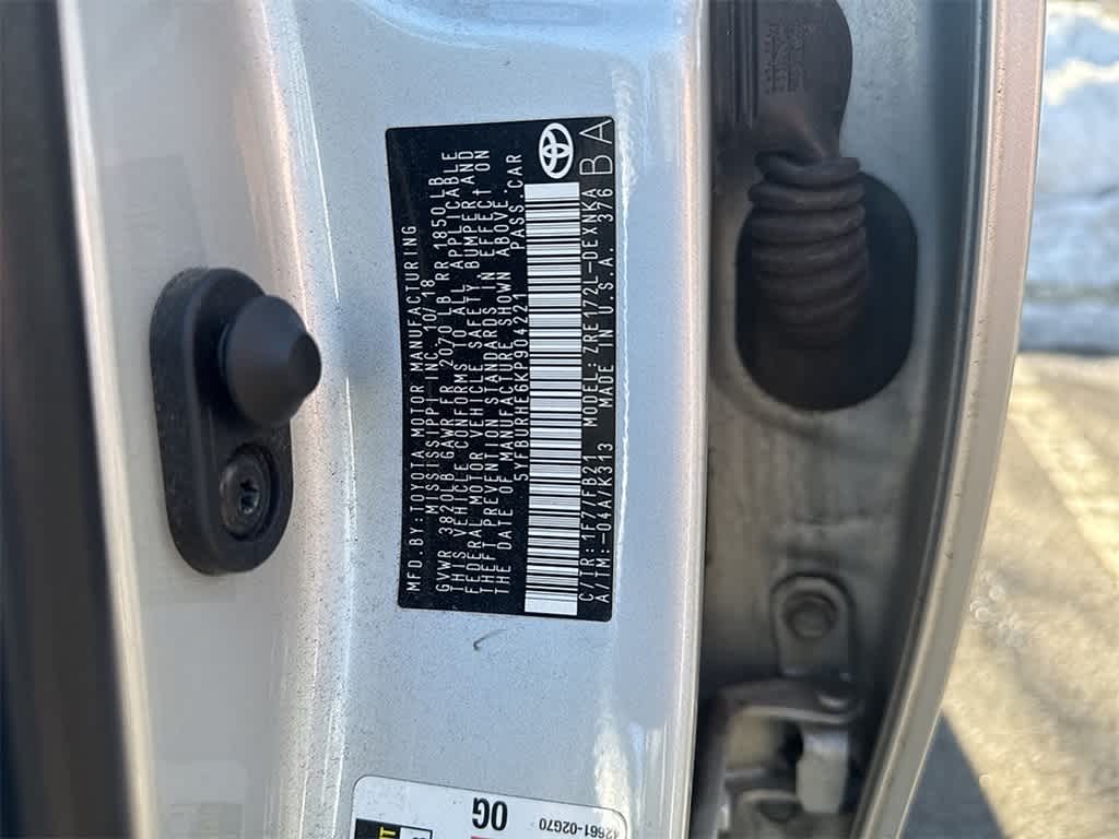 2019 Toyota Corolla LE