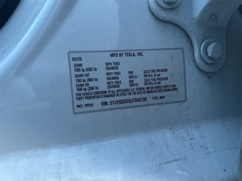 2020 Tesla Model Y Long Range