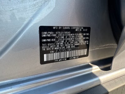 2022 Subaru Crosstrek Sport