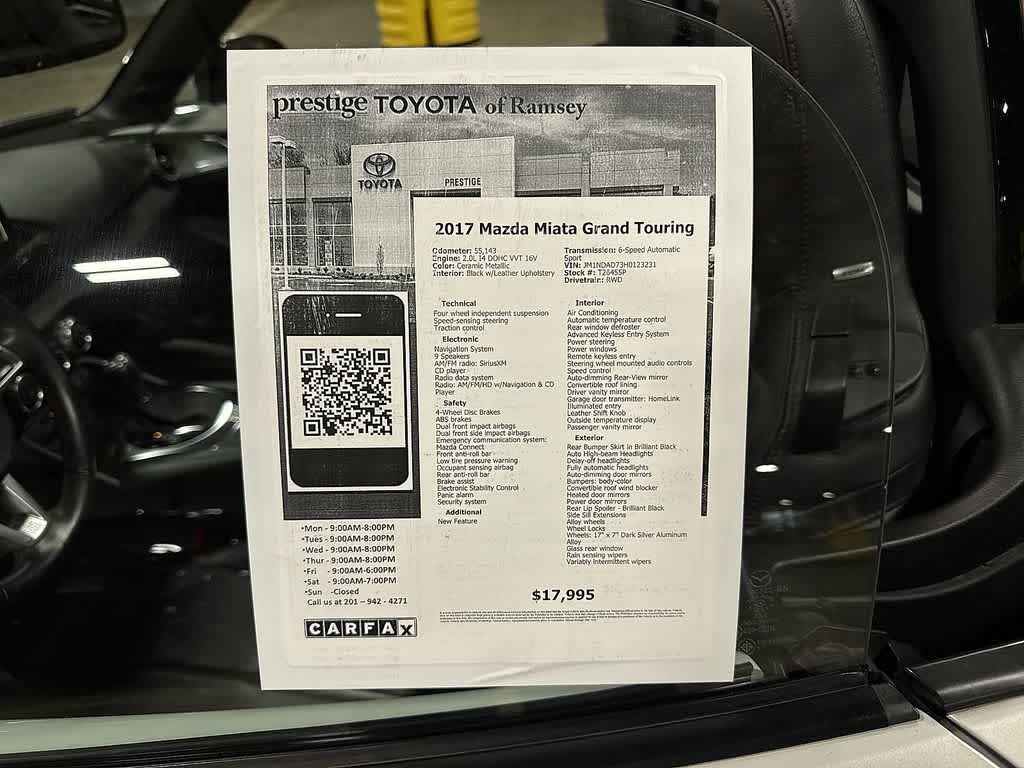 2017 Mazda Mazda MX-5 Miata Grand Touring