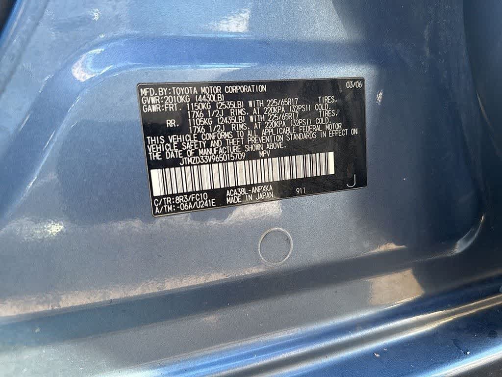 2006 Toyota RAV4 Base