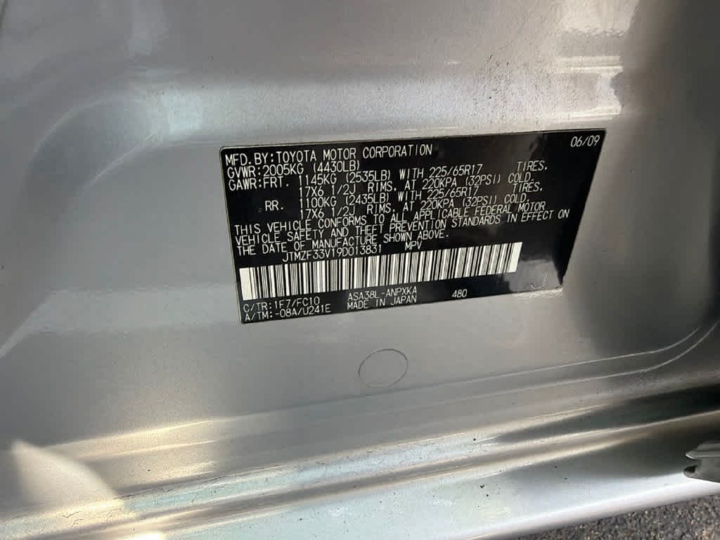 2009 Toyota RAV4 Base