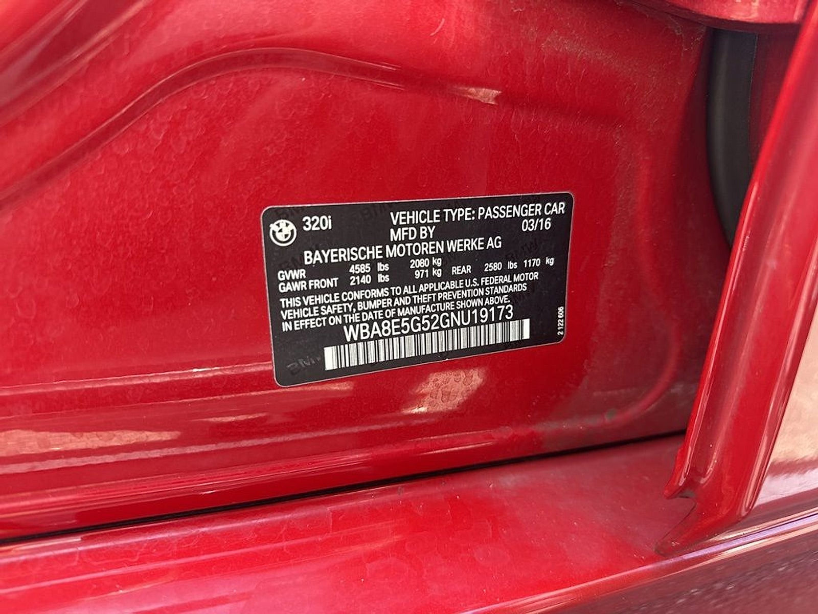 2016 BMW 320i xDrive 320i xDrive