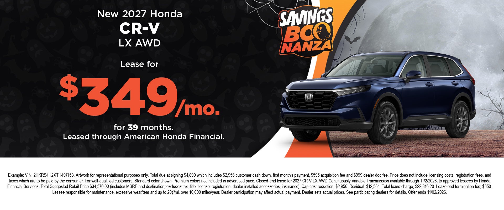 New 2027 Honda CR-V LX AWD