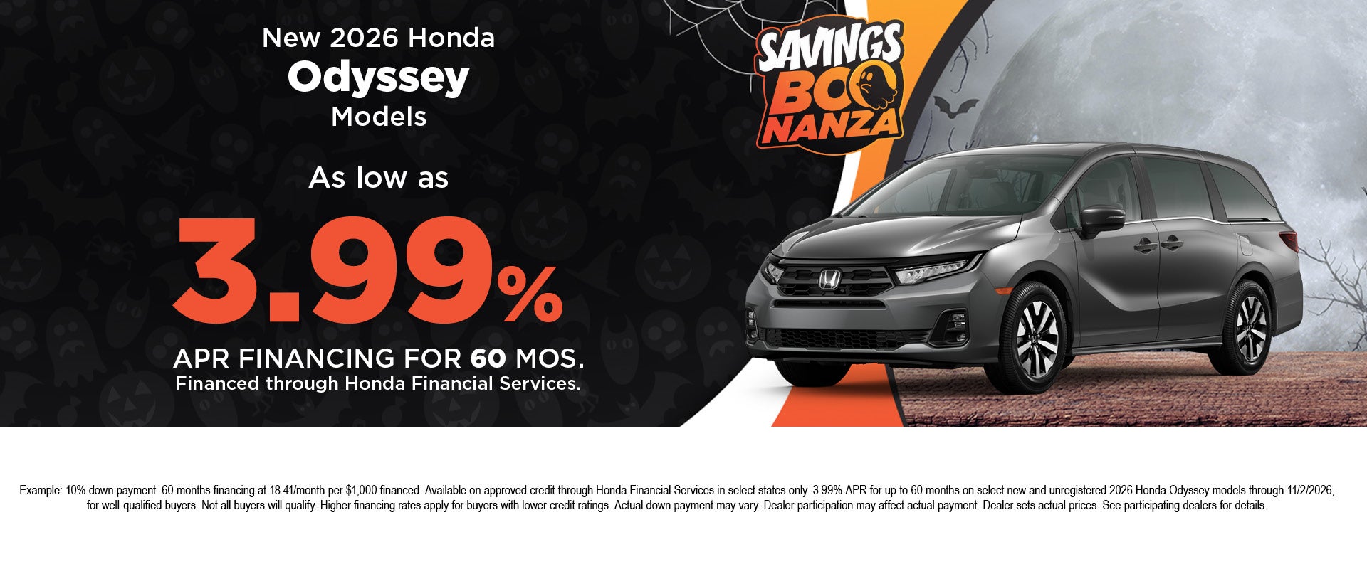 New 2026 Honda Odyssey Models